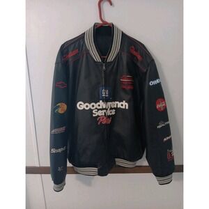 Vintage dale earnhardt leather jacket Chase Authentics Goodwrench NASCAR Size XL